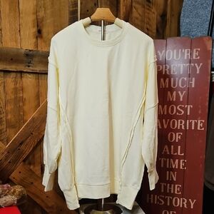 Light Cream Women's Crewneck Sweatshirt